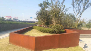 仁化耐候钢挡土墙